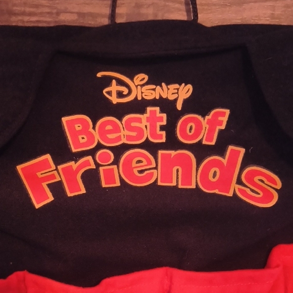 Rare Vintage Disney "Best of Friends" Multi-Character Fabric Wall Organizer - Picture 2 of 7
